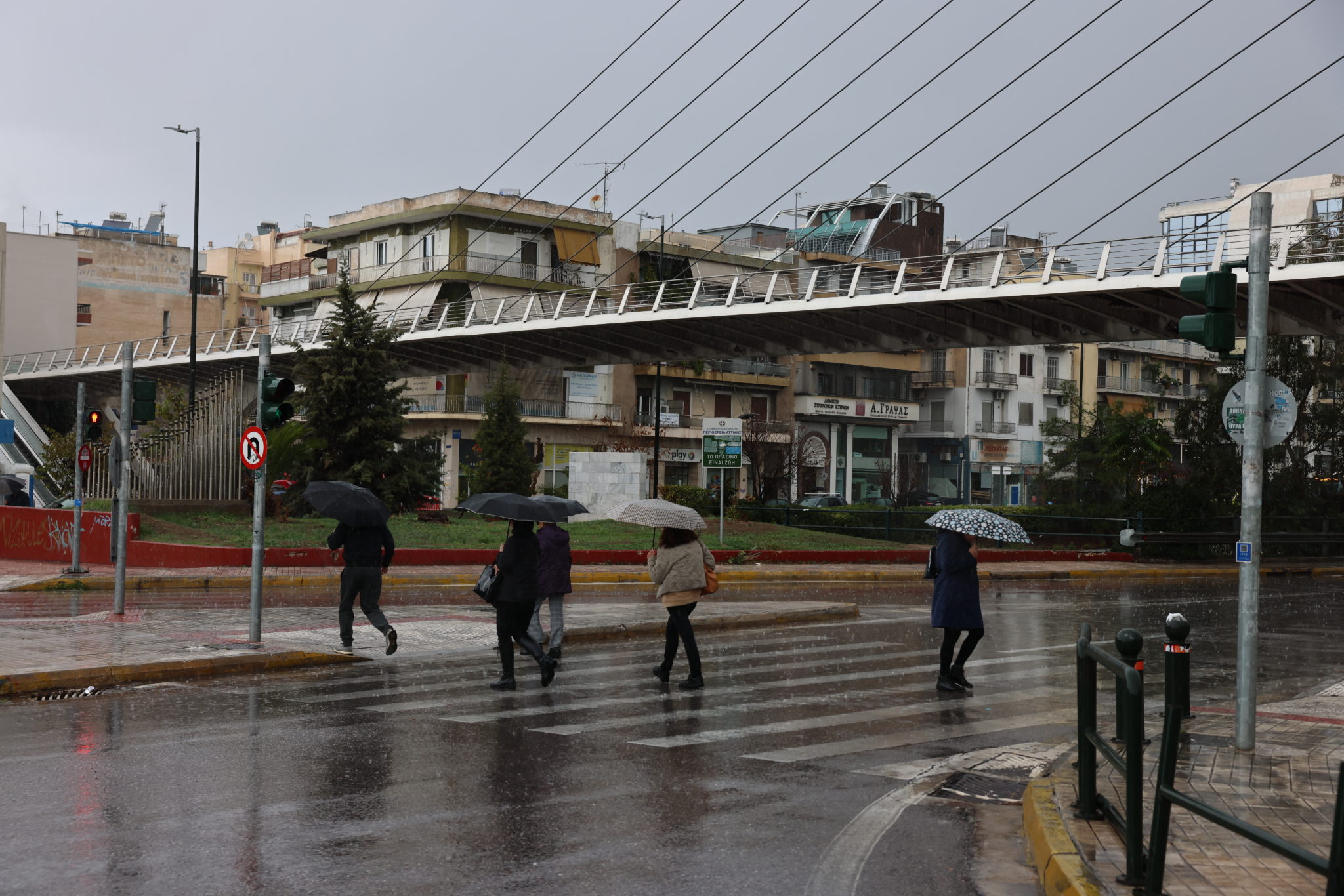 Κακοκαιρία Adel καιρός βροχή