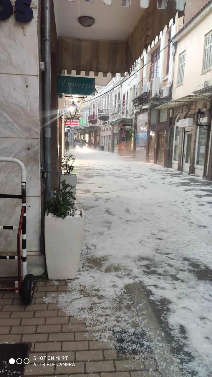 Κακοκαιρία adel, Μυτιλήνη, Λέσβος