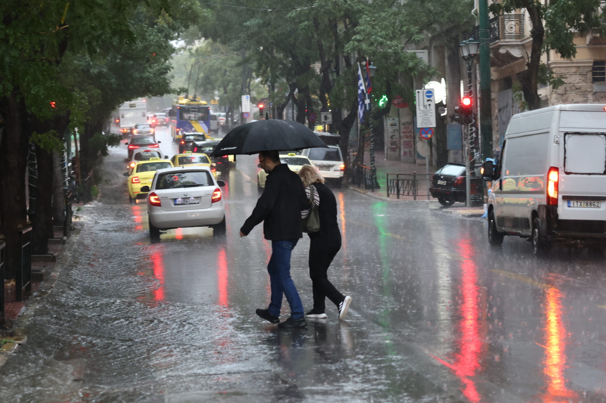 καταιγίδα Αττική