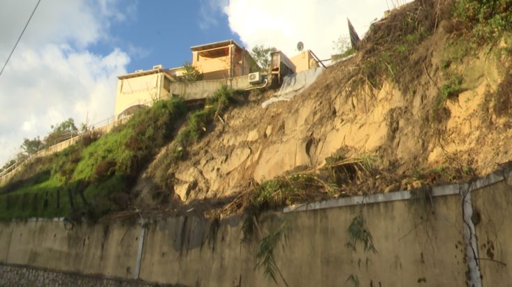 Κέρκυρα, Κατολισθήσεις, ζημιές