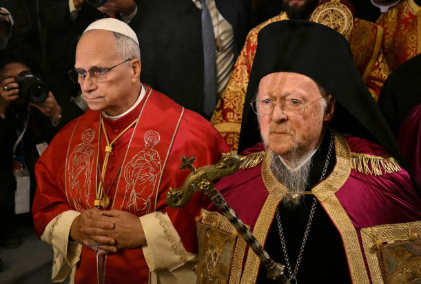 Οικουμενικός Πατριάρχης Βαρθολομαίος, Πάπας Λέων