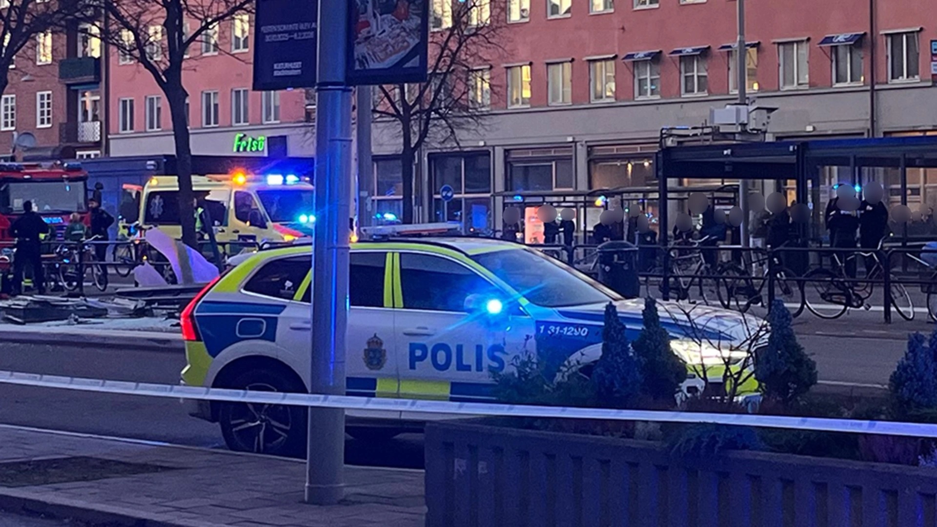 Σουηδία, λεωφορείο, στάση