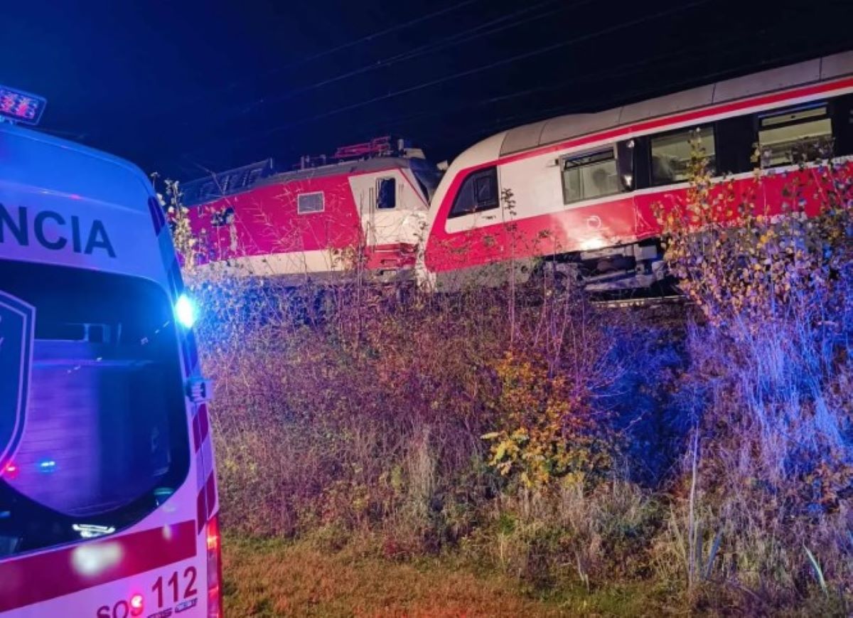 Σλοβακία σύγκρουση τρένων