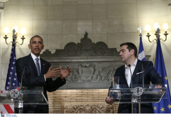 Αλέξης Τσίπρας Μπαράκ Ομπάμα