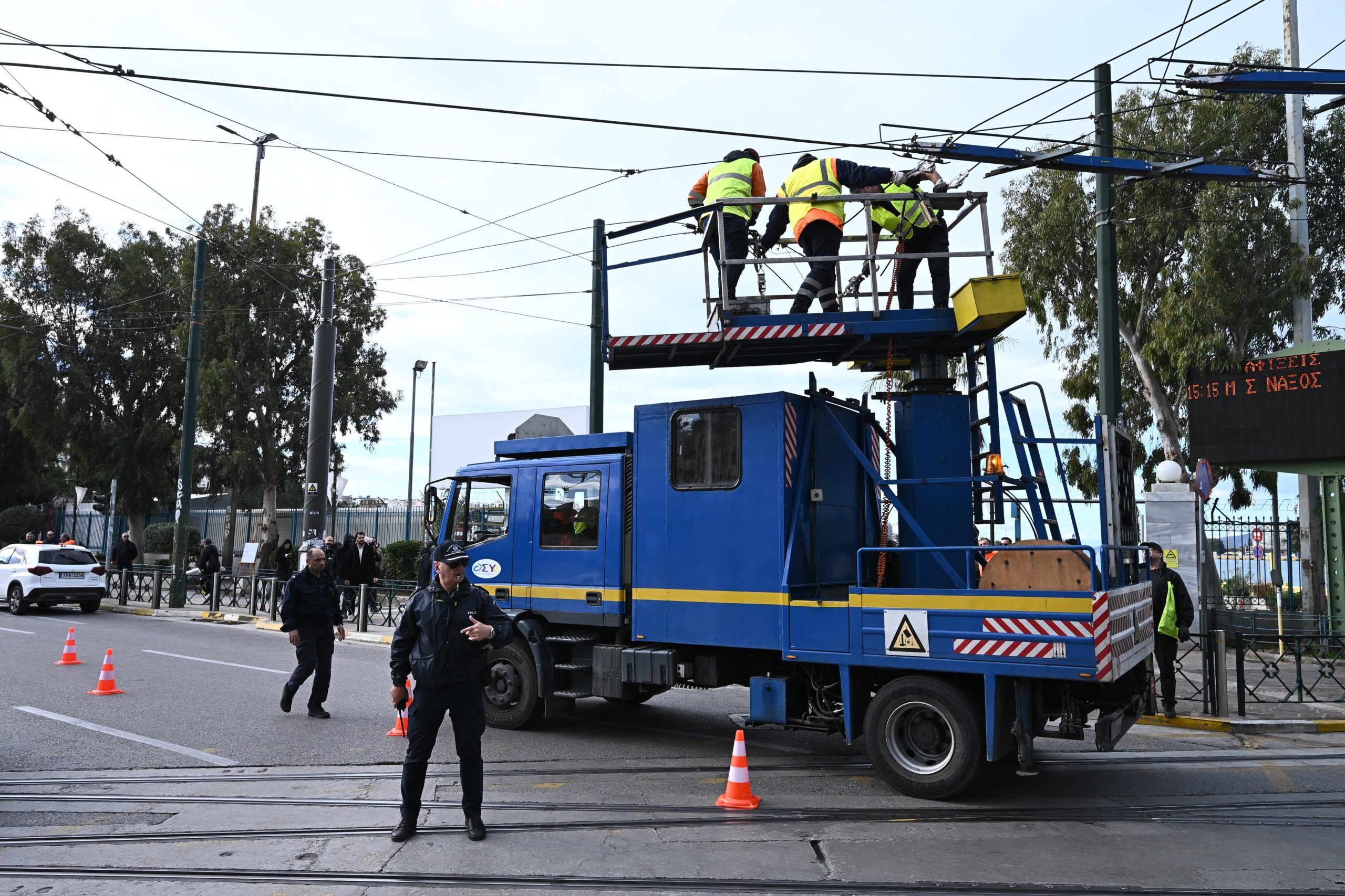 Τρόλεϊ, Ξύλωμα δικτύου, Πειραιάς