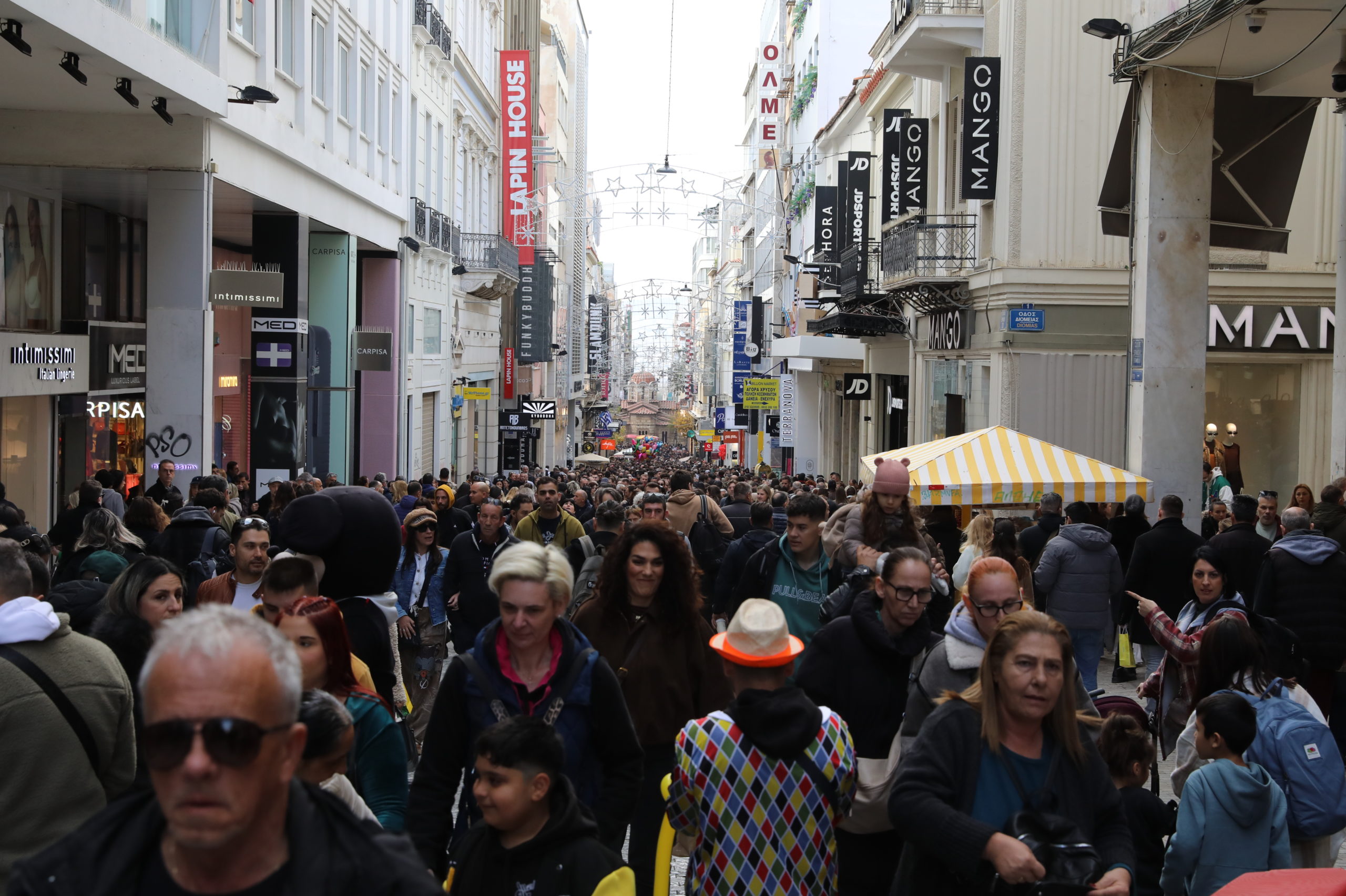 Αθήνα, Κέντρο, Ερμού, Χριστούγεννα, 