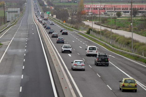 Ριτσώνα, έξοδος, εκδρομείς, κίνηση, μπλόκα
