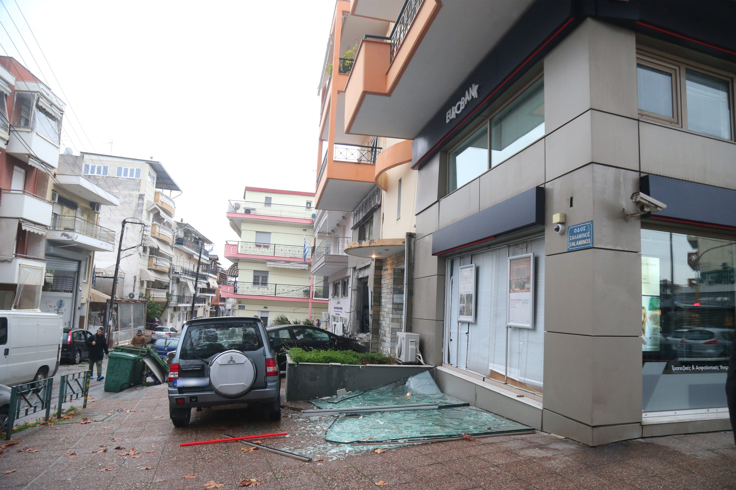 Θεσσαλονίκη, Εύοσμος, τράπεζα, έκρηξη