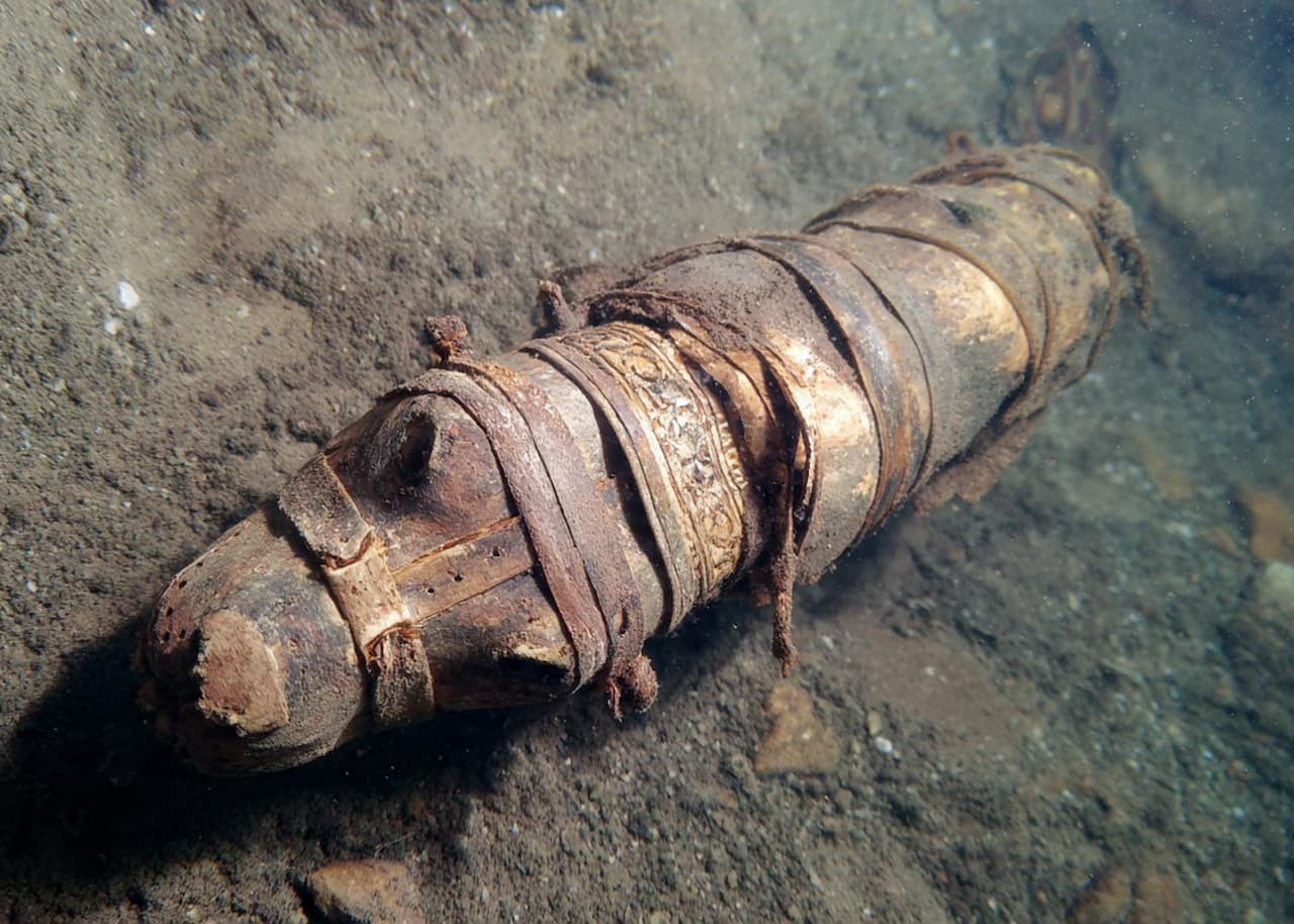 Καλλιτεχνική απεικόνιση ταφής νεολιθικού σκύλου. Φωτογραφία : Guillermo Carvajal / labrujulaverde.com