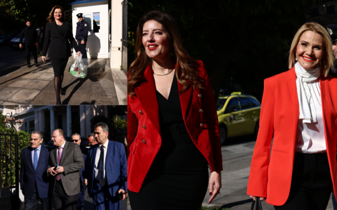 Ο Πρωθυπουργός, Κυριάκος Μητσοτάκης, υποδέχθηκε στο Μέγαρο Μαξίμου τα μέλη της Κοινοβουλευτικής Ομάδας της Νέας Δημοκρατίας.