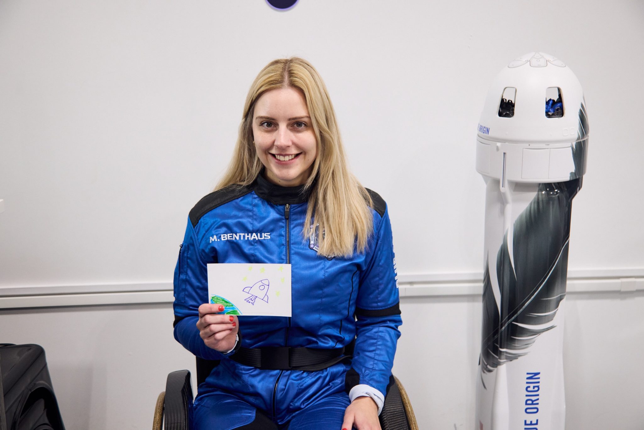 Μικαέλα Μπέντχαους, Διάστημα, Blue Origin