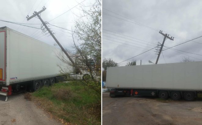 Κοζάνη, τροχαίο, Νταλίκα