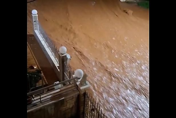 Μέγαρα, κακοκαιρία Byron