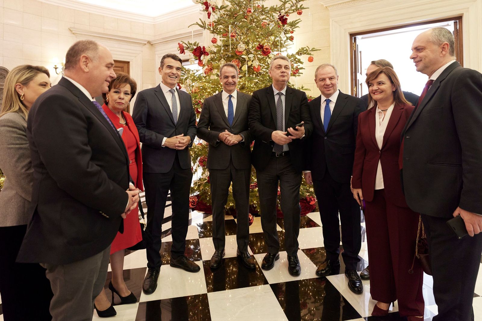 Συνάντηση βουλευτών της ΝΔ με τον Κυριάκο Μητσοτάκη,