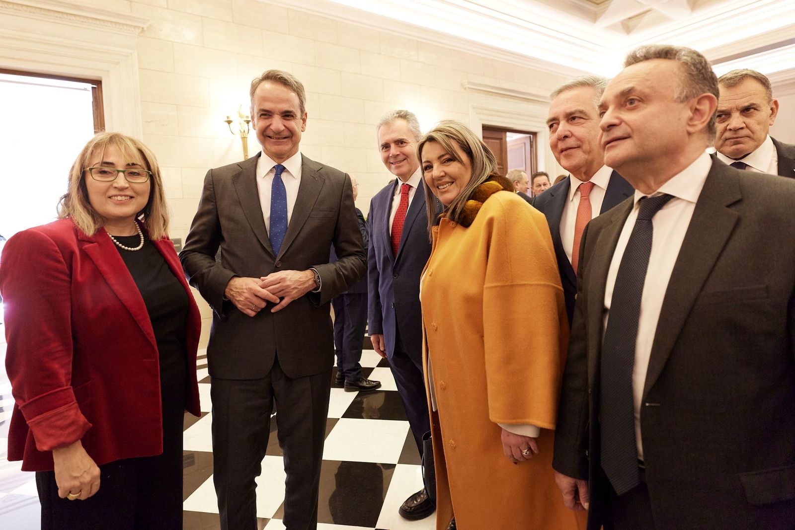 Συνάντηση βουλευτών της ΝΔ με τον Κυριάκο Μητσοτάκη,