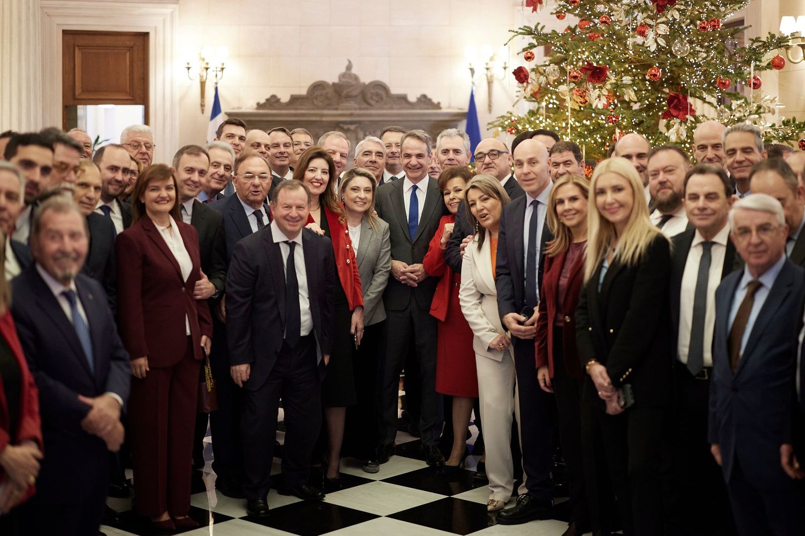 Συνάντηση βουλευτών της ΝΔ με τον Κυριάκο Μητσοτάκη,