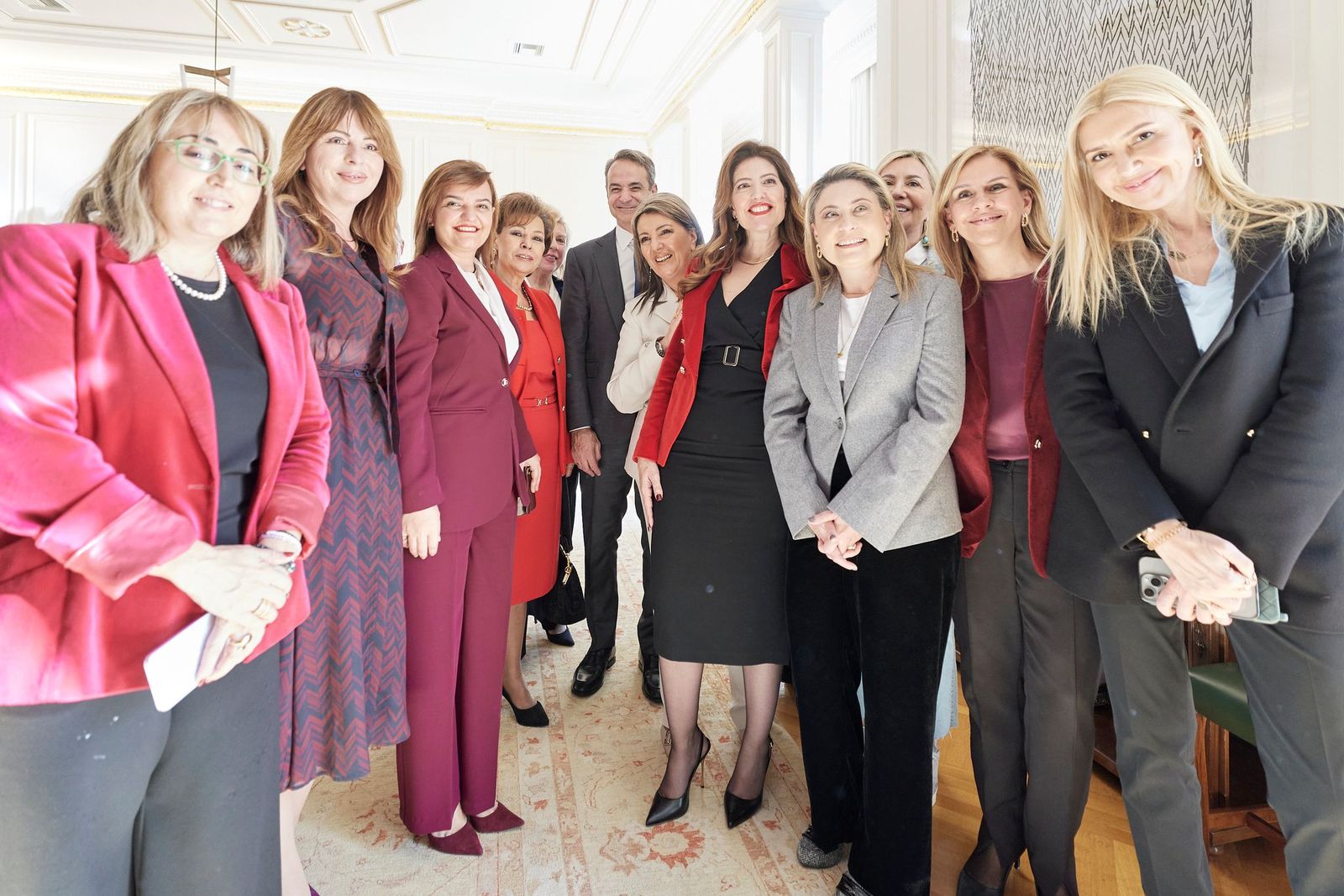 Συνάντηση βουλευτών της ΝΔ με τον Κυριάκο Μητσοτάκη,