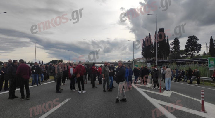 μπλόκο αγρότες Κιάτο