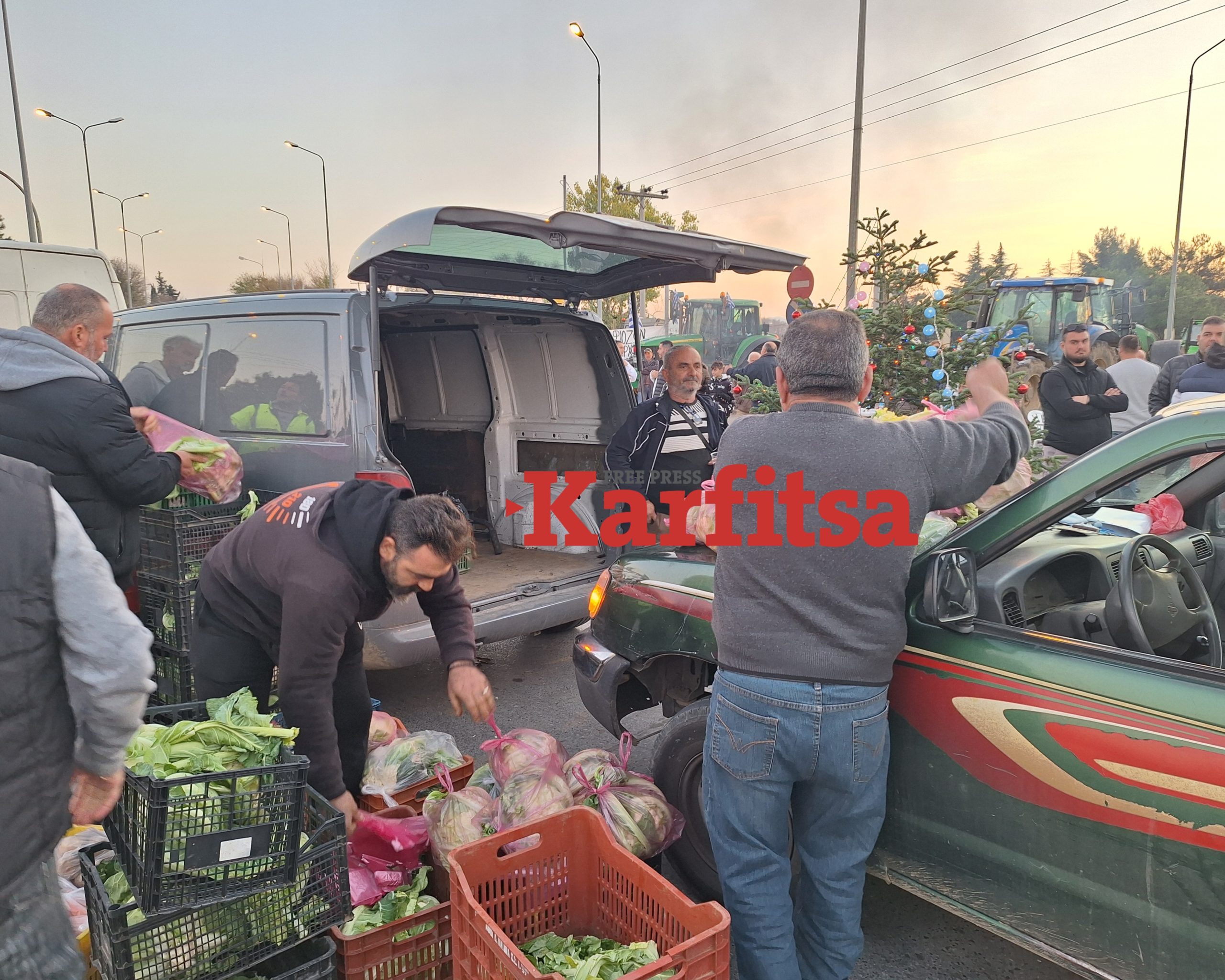 Θεσσαλονίκη, Πράσινα Φανάρια, Αγρότες, Λαχανικά