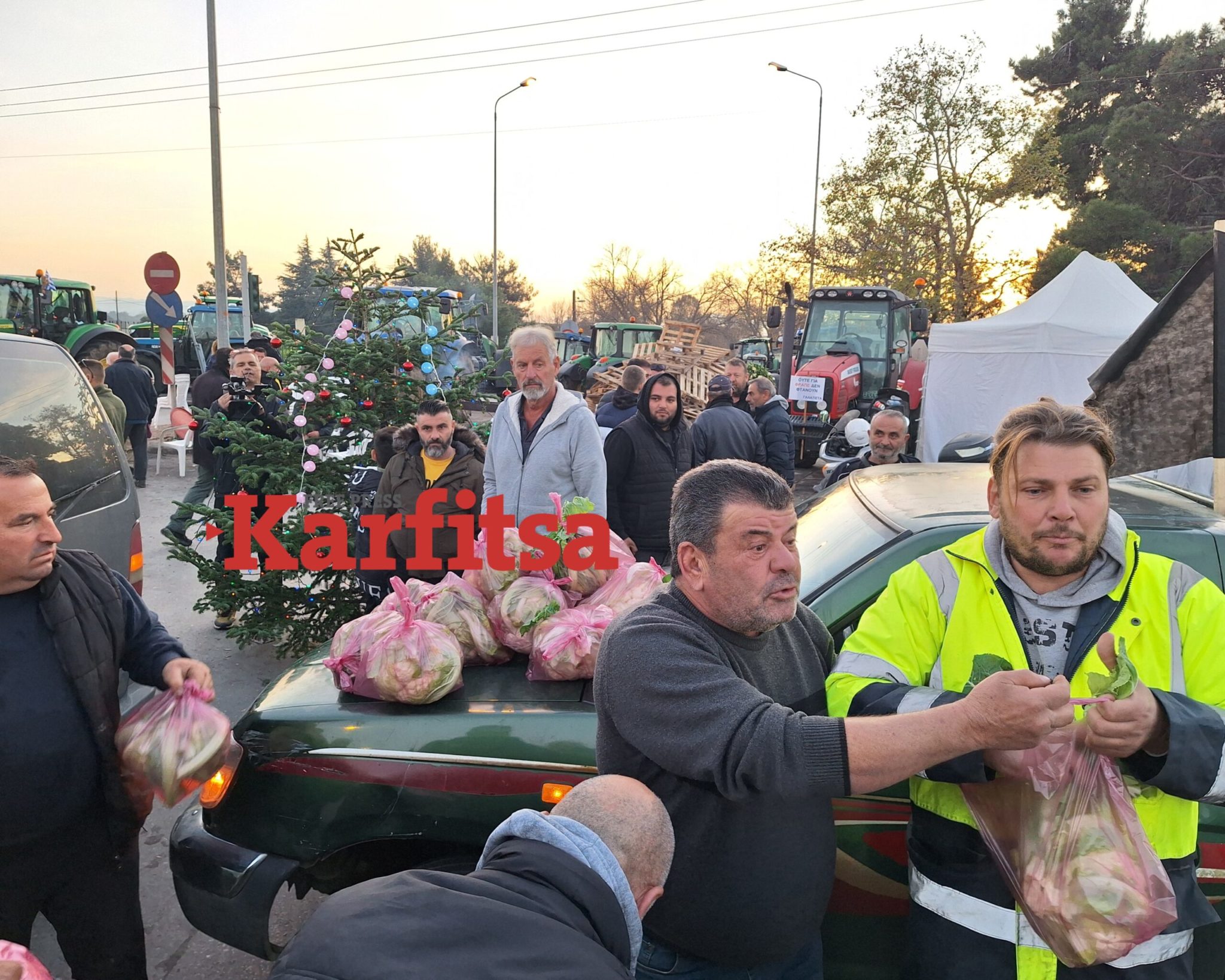 Θεσσαλονίκη, Πράσινα Φανάρια, Αγρότες, Λαχανικά
