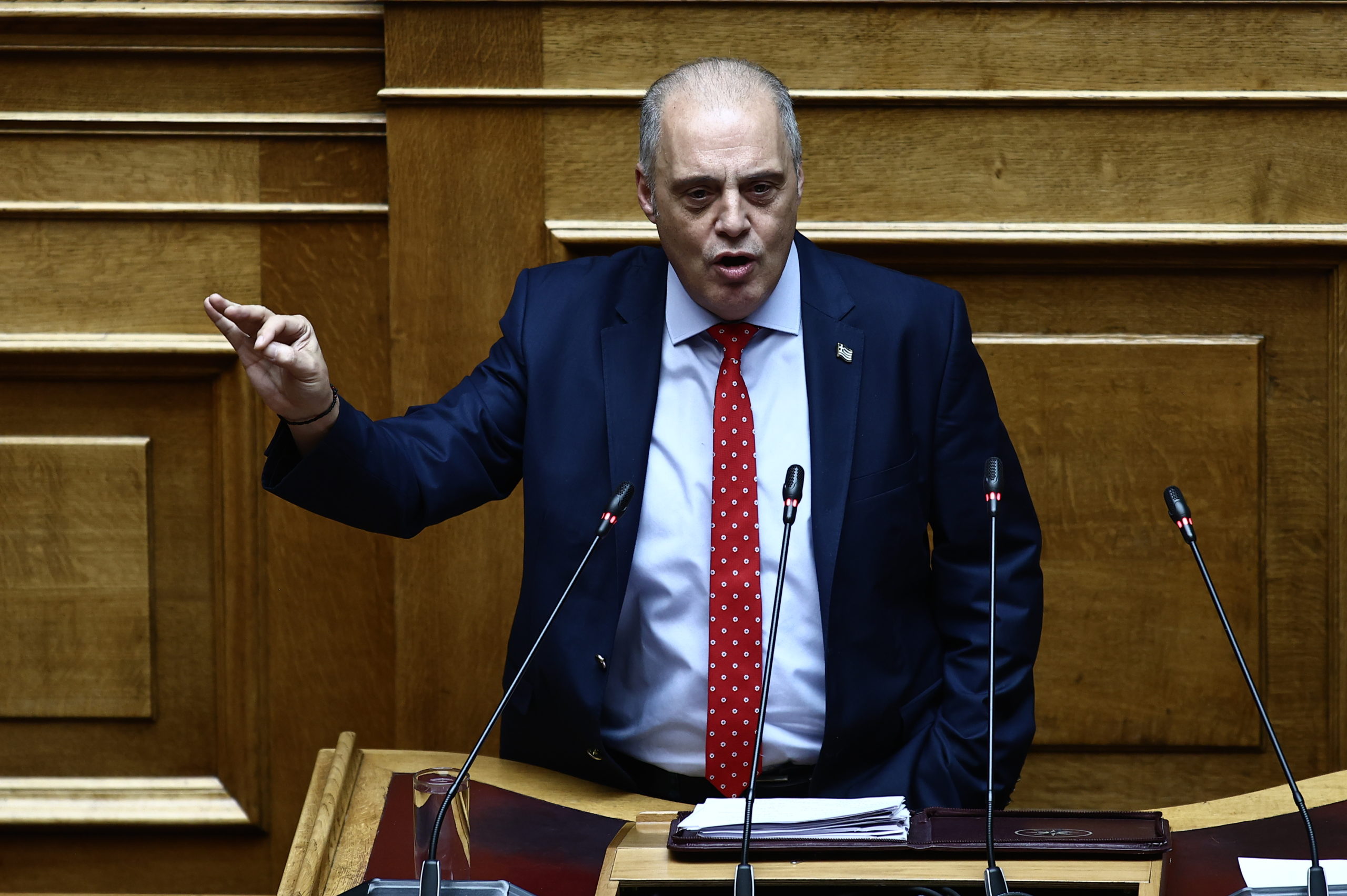 Βελόπουλος στη Βουλή: Είναι ο προϋπολογισμός των «Τζιτζήδων» και των «Φραπέδων»