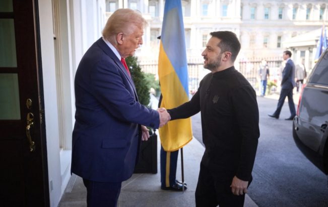 Ντόναλντ Τραμπ Βολοντίμιρ Ζελένσκι