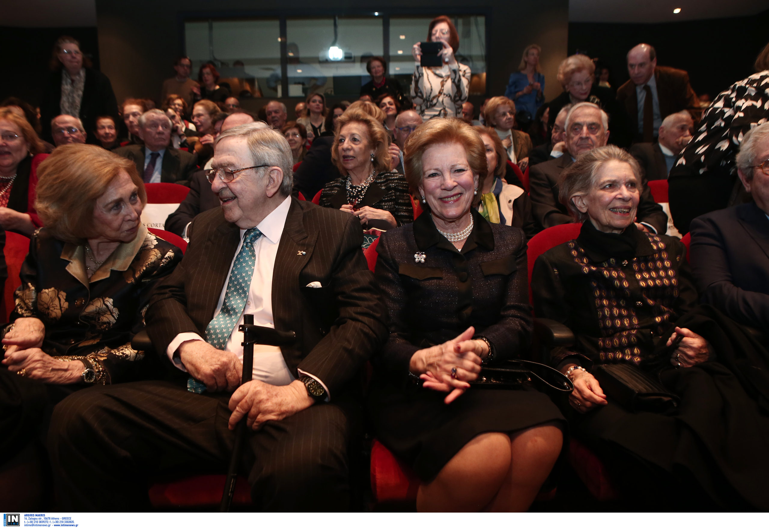 Βασίλισσα Σοφία πριγκίπισσα Ειρήνη τέως βασιλιάς Κωνσταντίνος