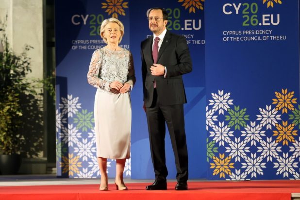 Ούρσουλα φον ντερ Λάιεν, Νίκος Χριστοδουλίδης