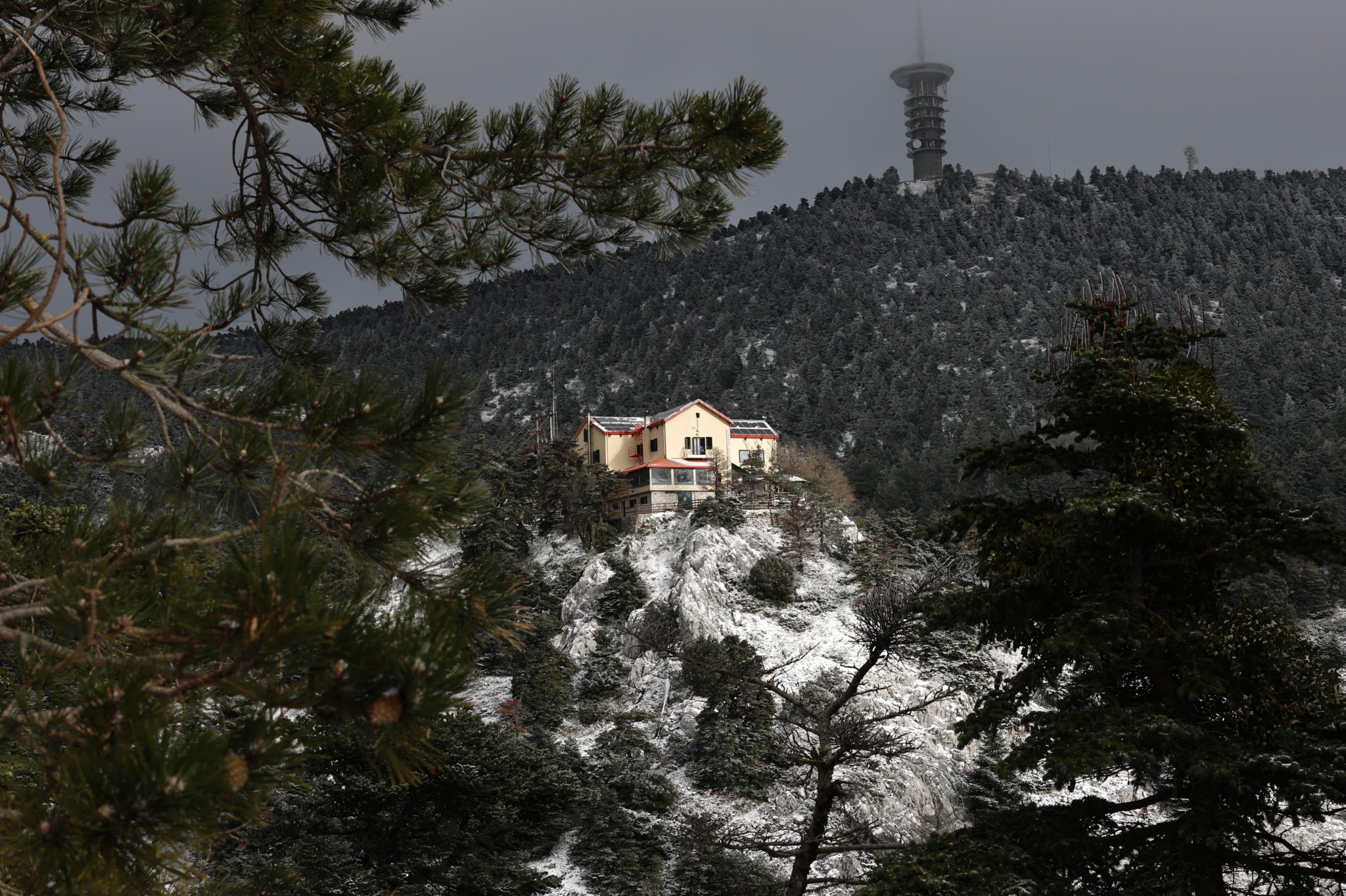 Πάρνηθα χιόνια