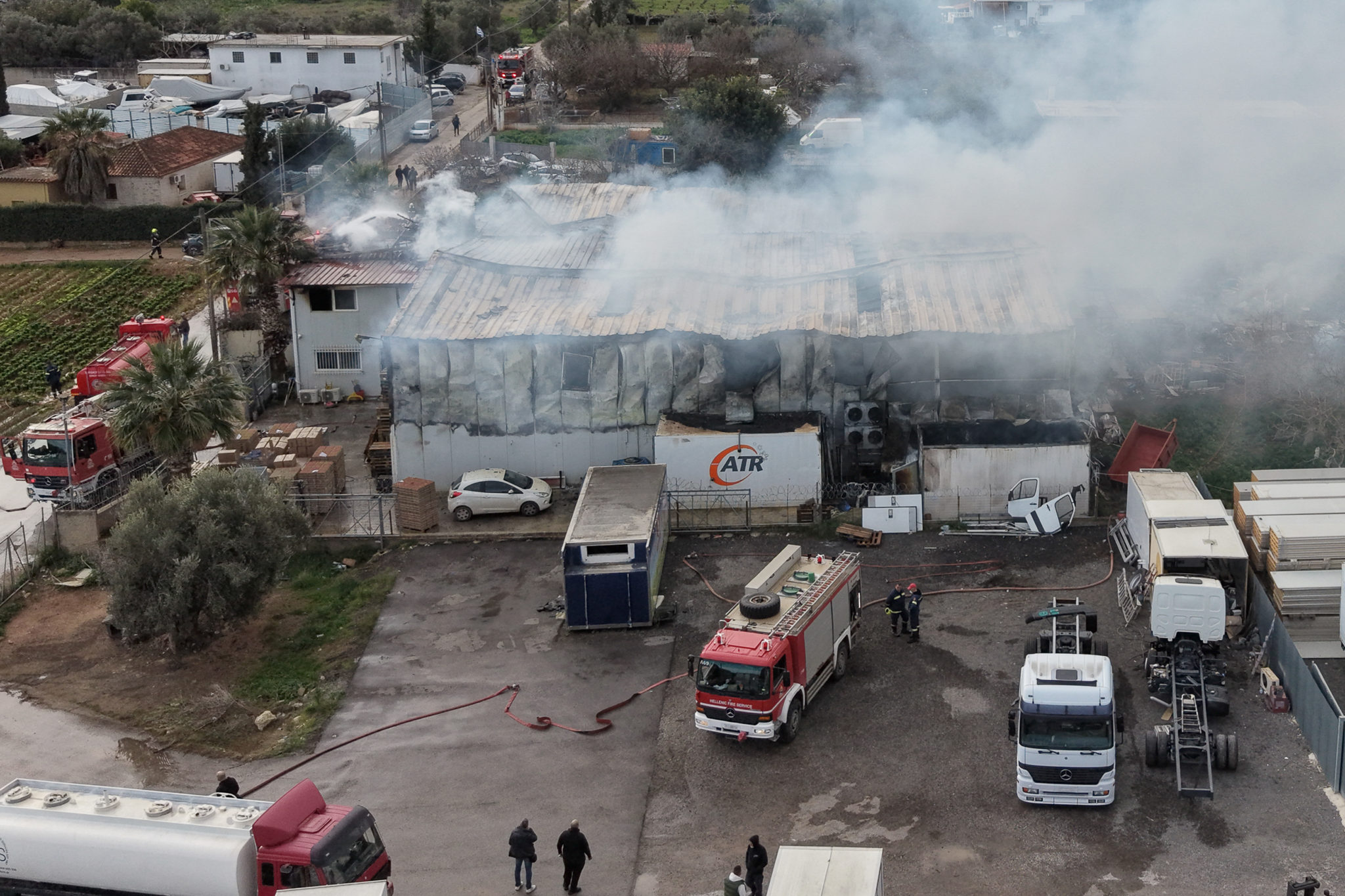φωτιά, Κορωπί, επιχείρηση