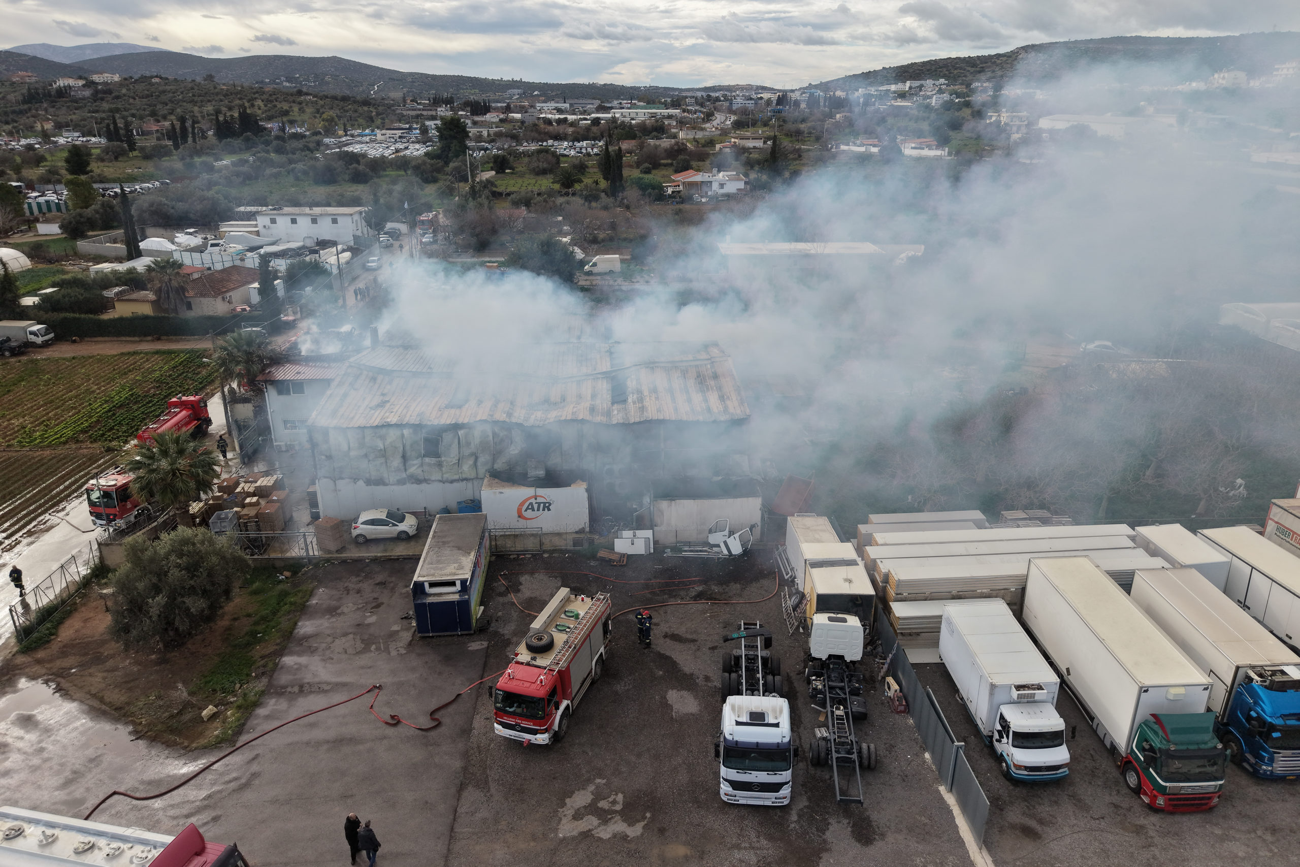 φωτιά, Κορωπί, επιχείρηση