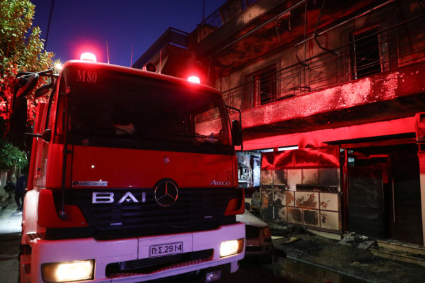 φωτιά, διαμέρισμα, Ίλιον