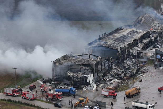 Τρίκαλα, Έκρηξη, Βιολάντα, εργοστάσιο