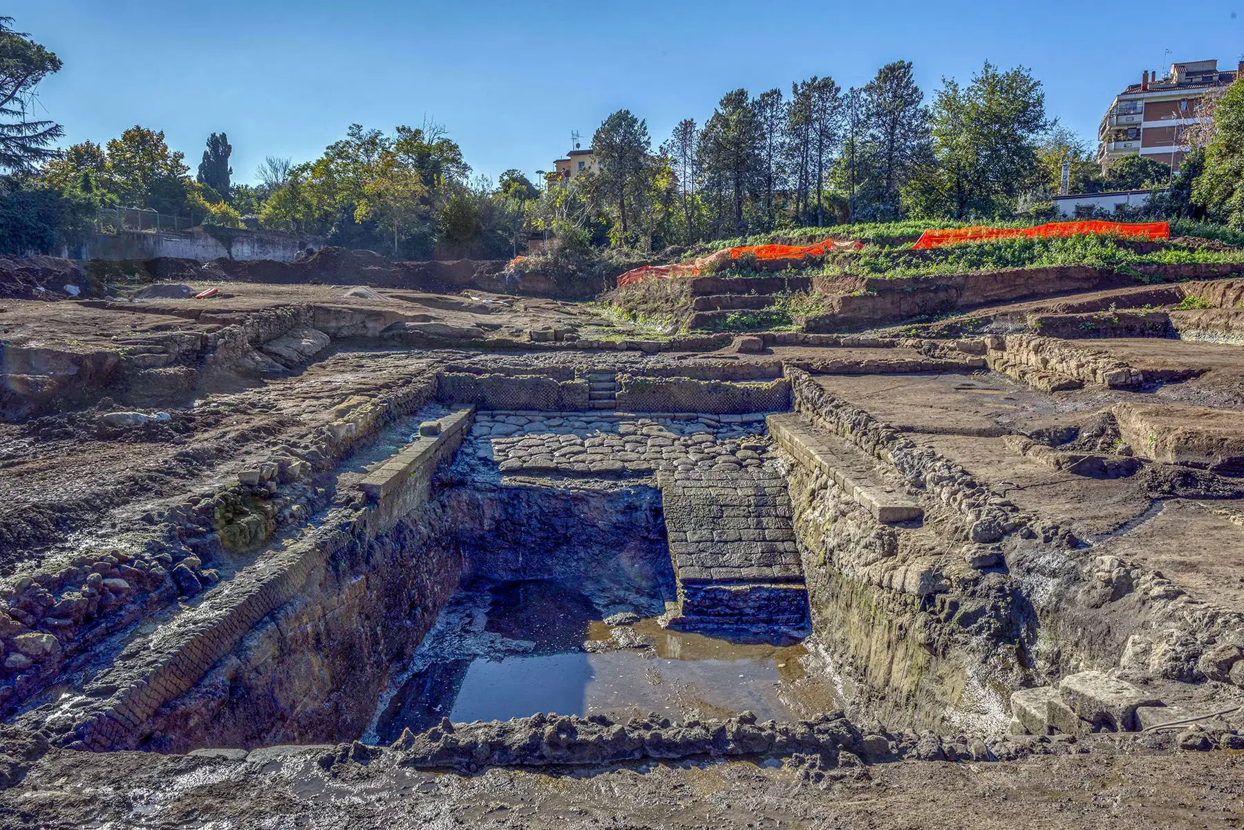 Η νότια δεξαμενή. Φωτογραφία: Special Superintendence of Rome 