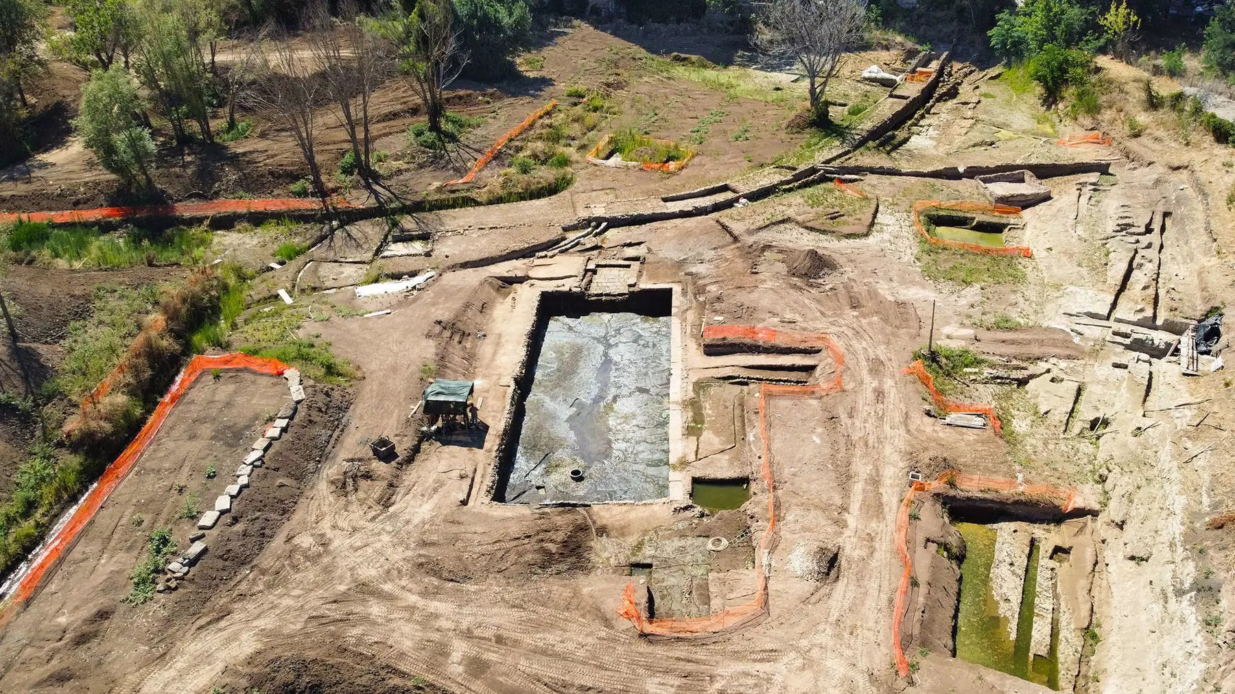 Η ανατολική δεξαμενή. Φωτογραφία: Special Superintendence of Rome