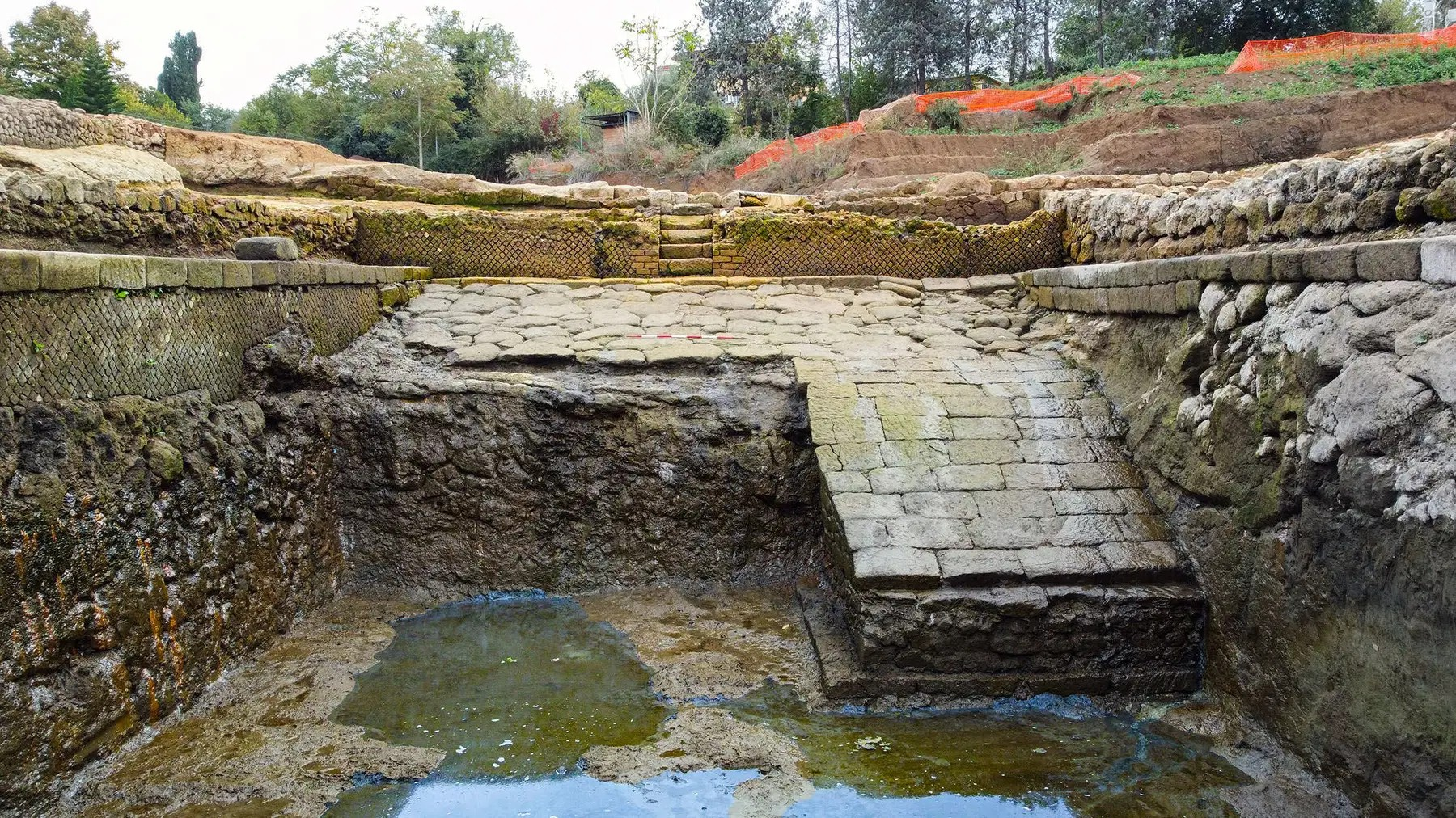 Η νότια δεξαμενή. Φωτογραφία: Special Superintendence of Rome