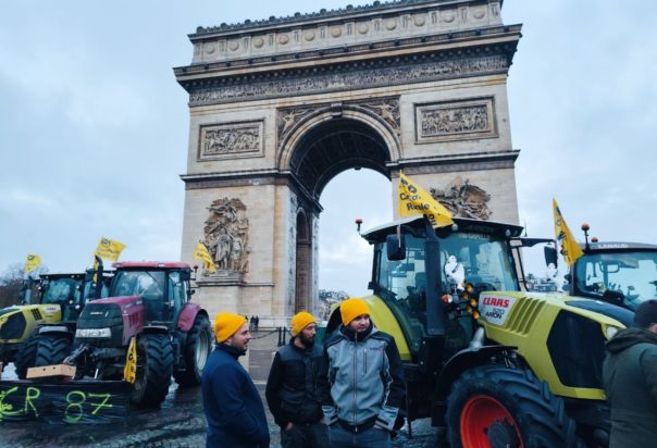 αγρότες Παρίσι Γαλλία