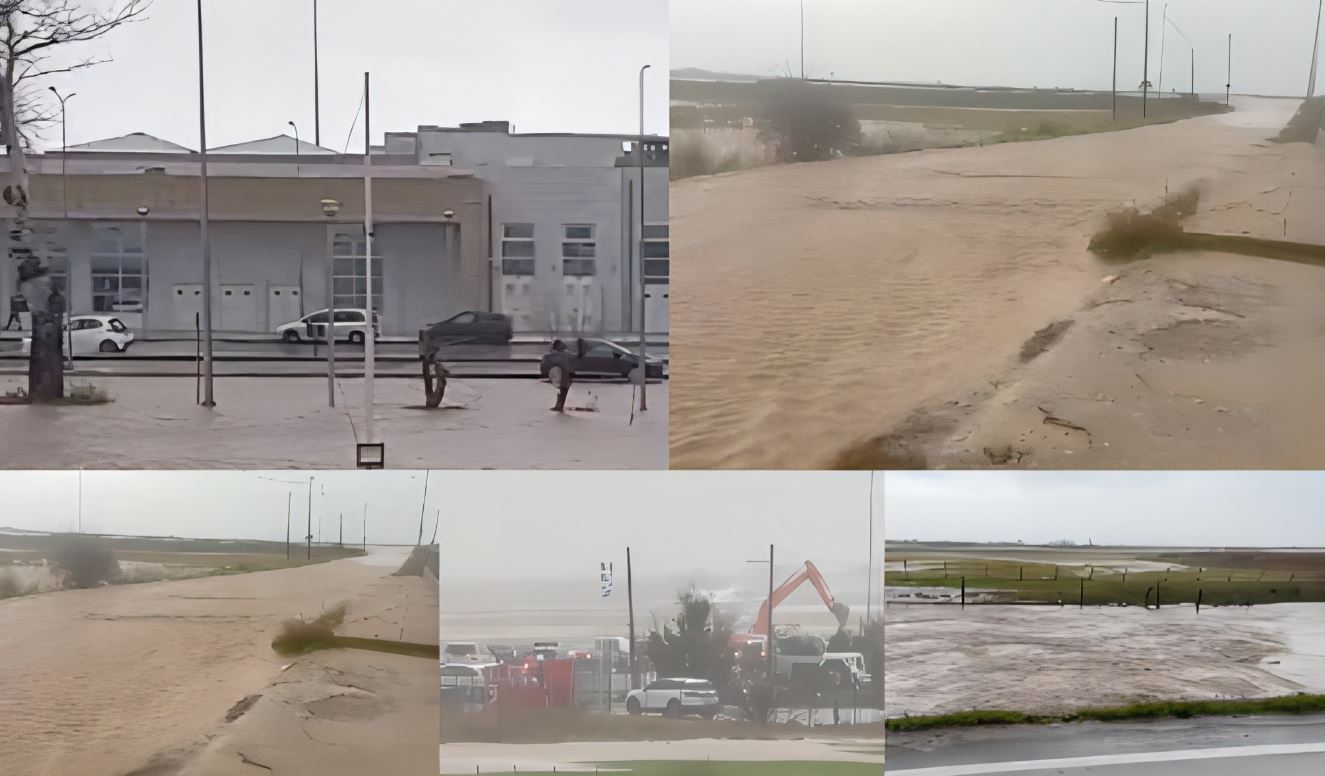 H κακοκαιρία «σάρωσε» την Αλεξανδρούπολη: Πλημμύρισαν δρόμοι γύρω από το αεροδρόμιο, μαθητές εγκλωβίστηκαν σε σχολείο στον Απαλό – ΒΙΝΤΕΟ