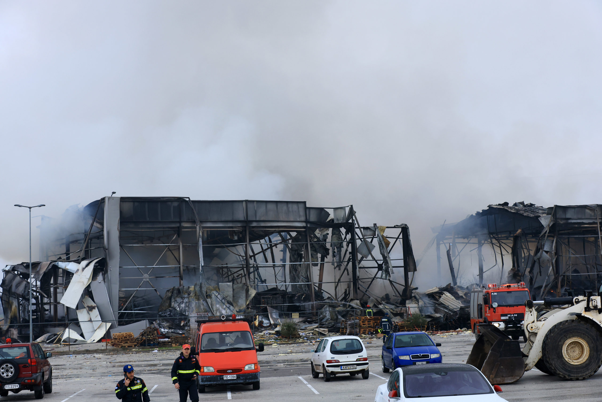 φωτιά εργοστάσιο Τρίκαλα
