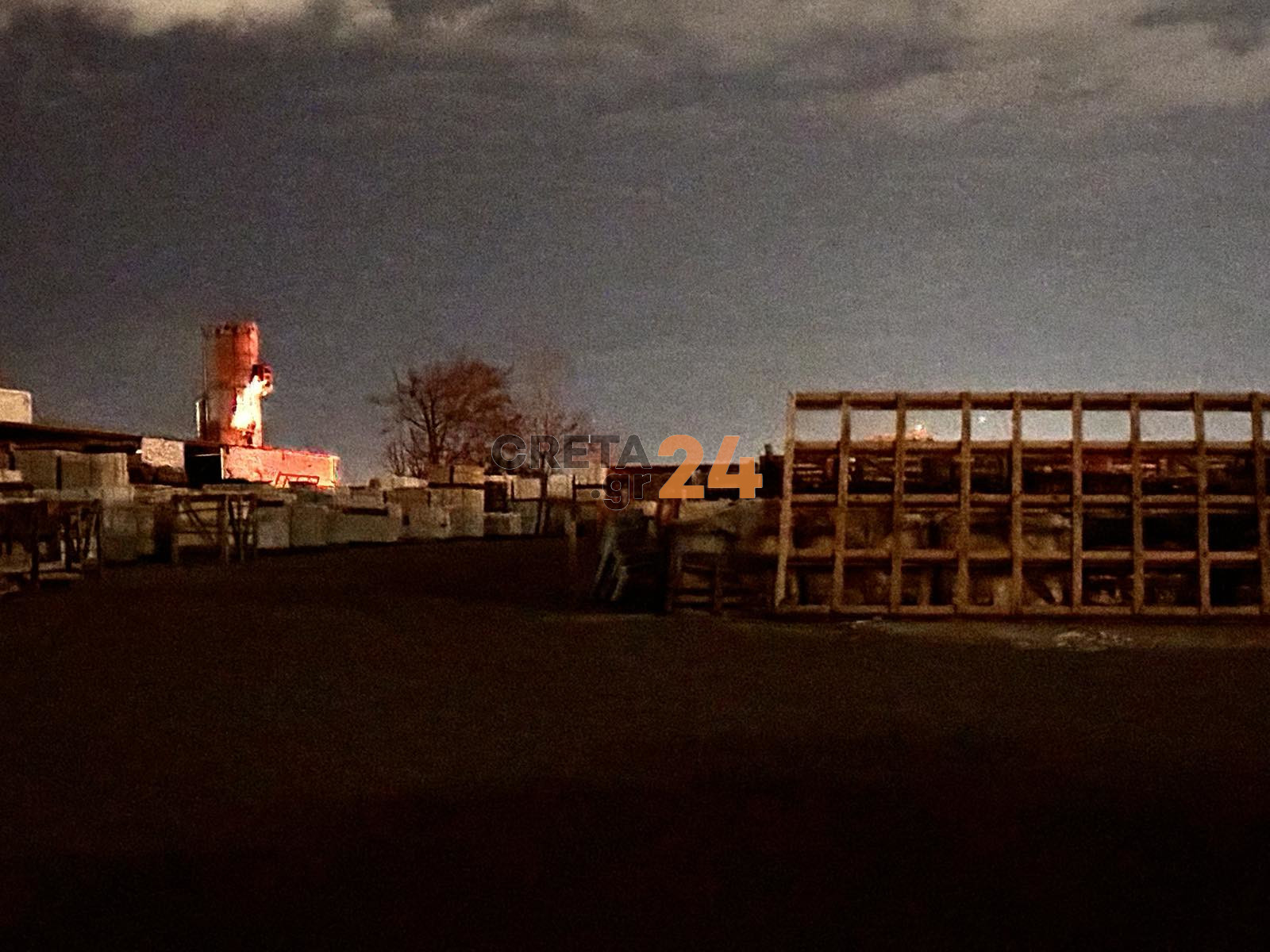 Ηράκλειο, Φωτιά,Βιομηχανική Περιοχή