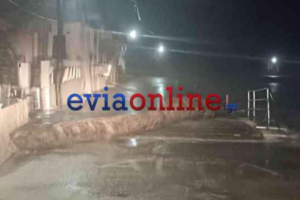 Κακοκαιρία: Ξεπέρασαν τα 5 μέτρα τα κύματα στην Εύβοια λόγω των θυελλωδών ανέμων – Χιόνια και κυκλοφοριακές ρυθμίσεις στη Στερεά Ελλάδα