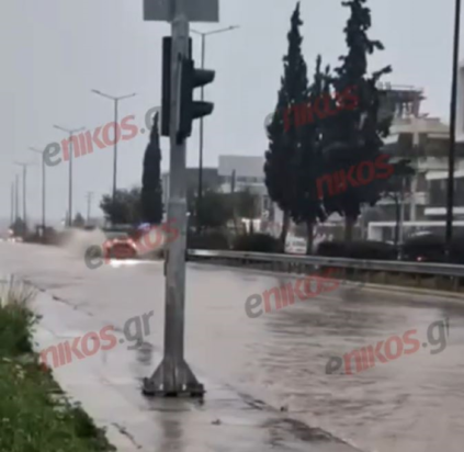 κακοκαιρία Βουλιαγμένης