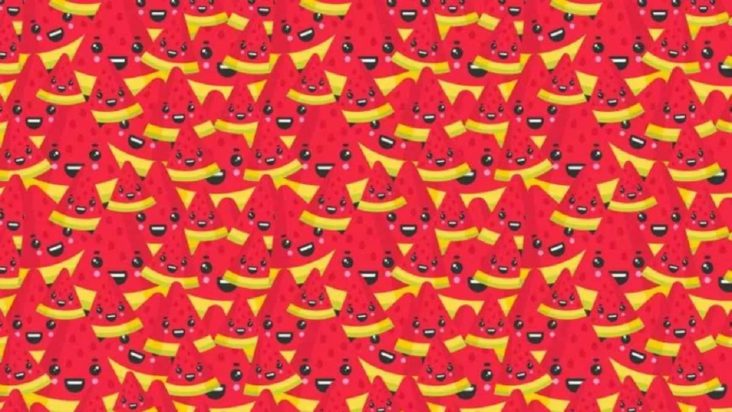 Οπτική ψευδαίσθηση, φράουλα