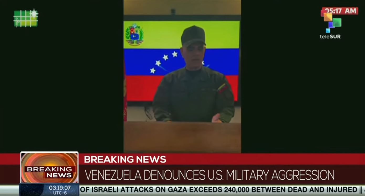 Βενεζουέλα: Ο υπουργός Άμυνας δήλωσε ότι η χώρα θα αντισταθεί στην παρουσία ξένων στρατευμάτων