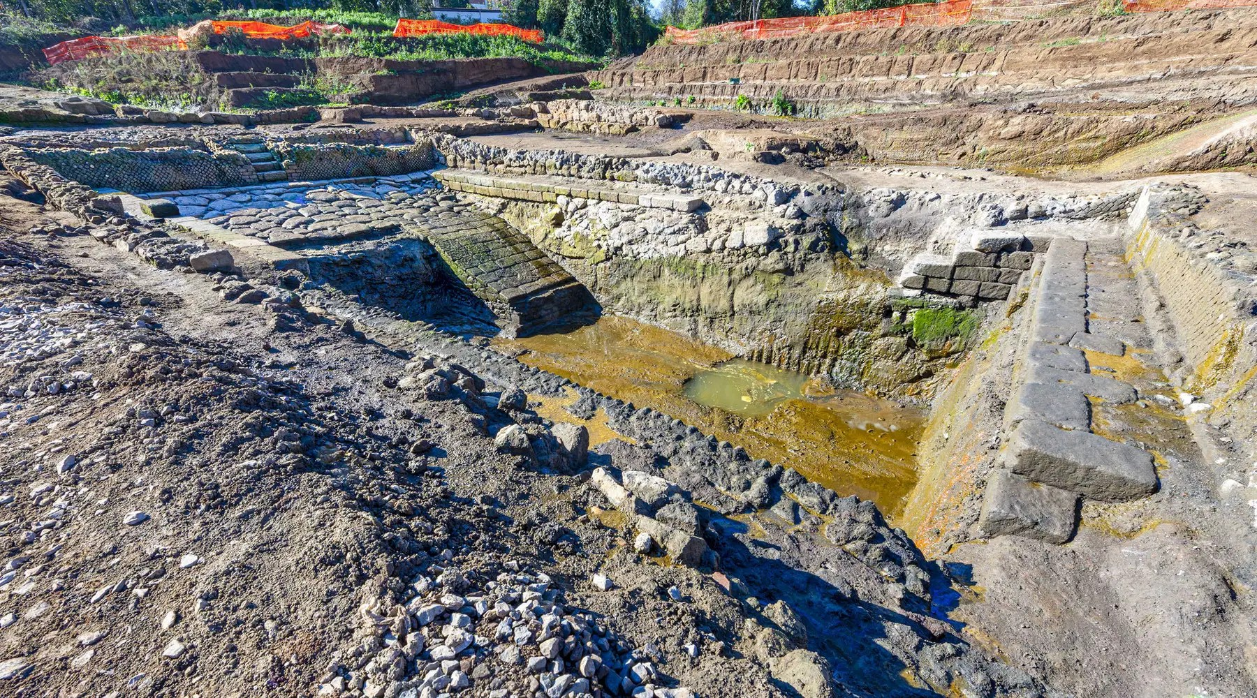 Η νότια δεξαμενή. Φωτογραφία: Special Superintendence of Rome 