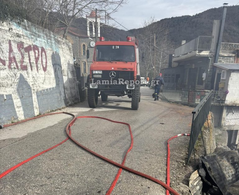 Φθιώτιδα- σπίτι- φωτιά