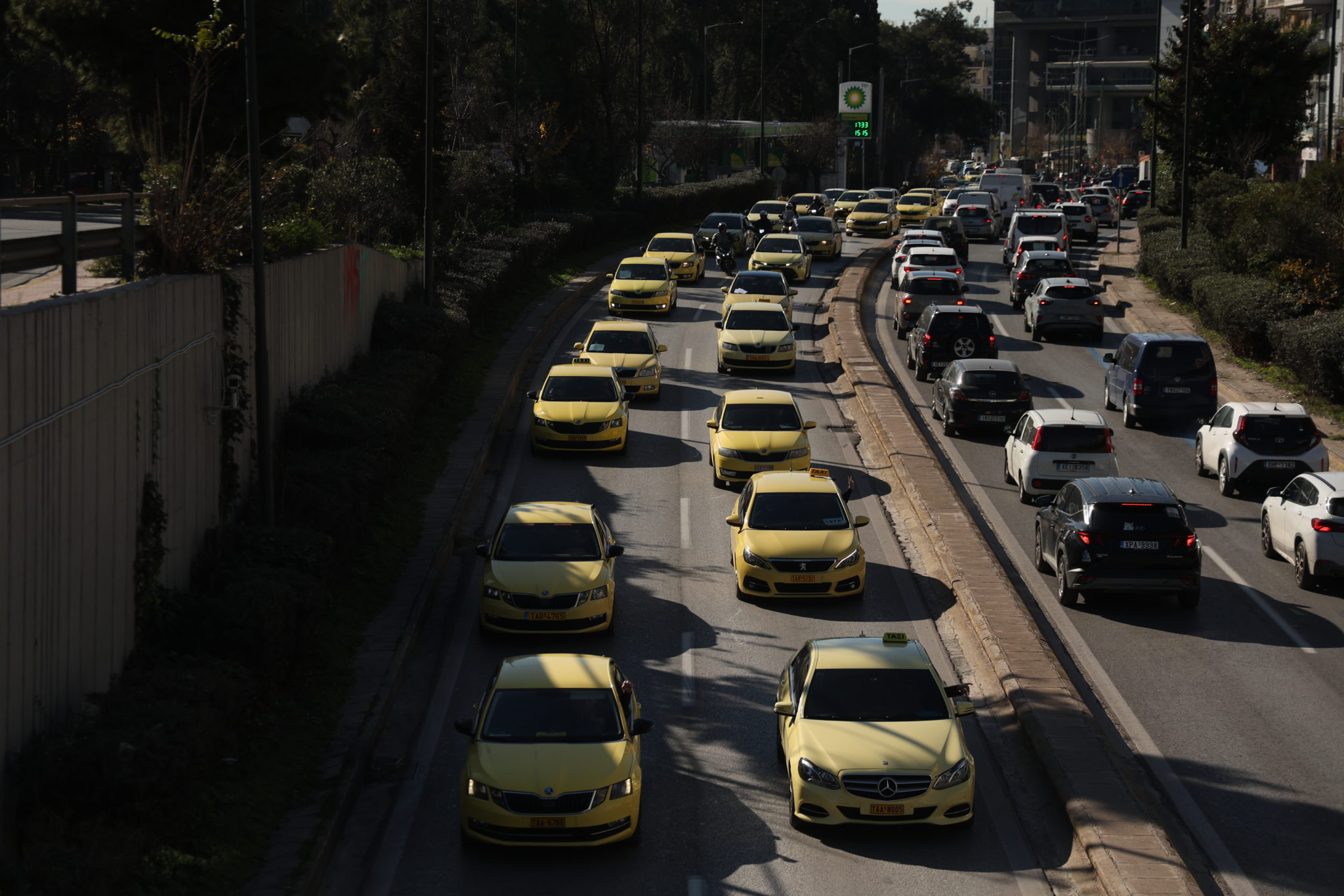 Ταξί, Απεργία