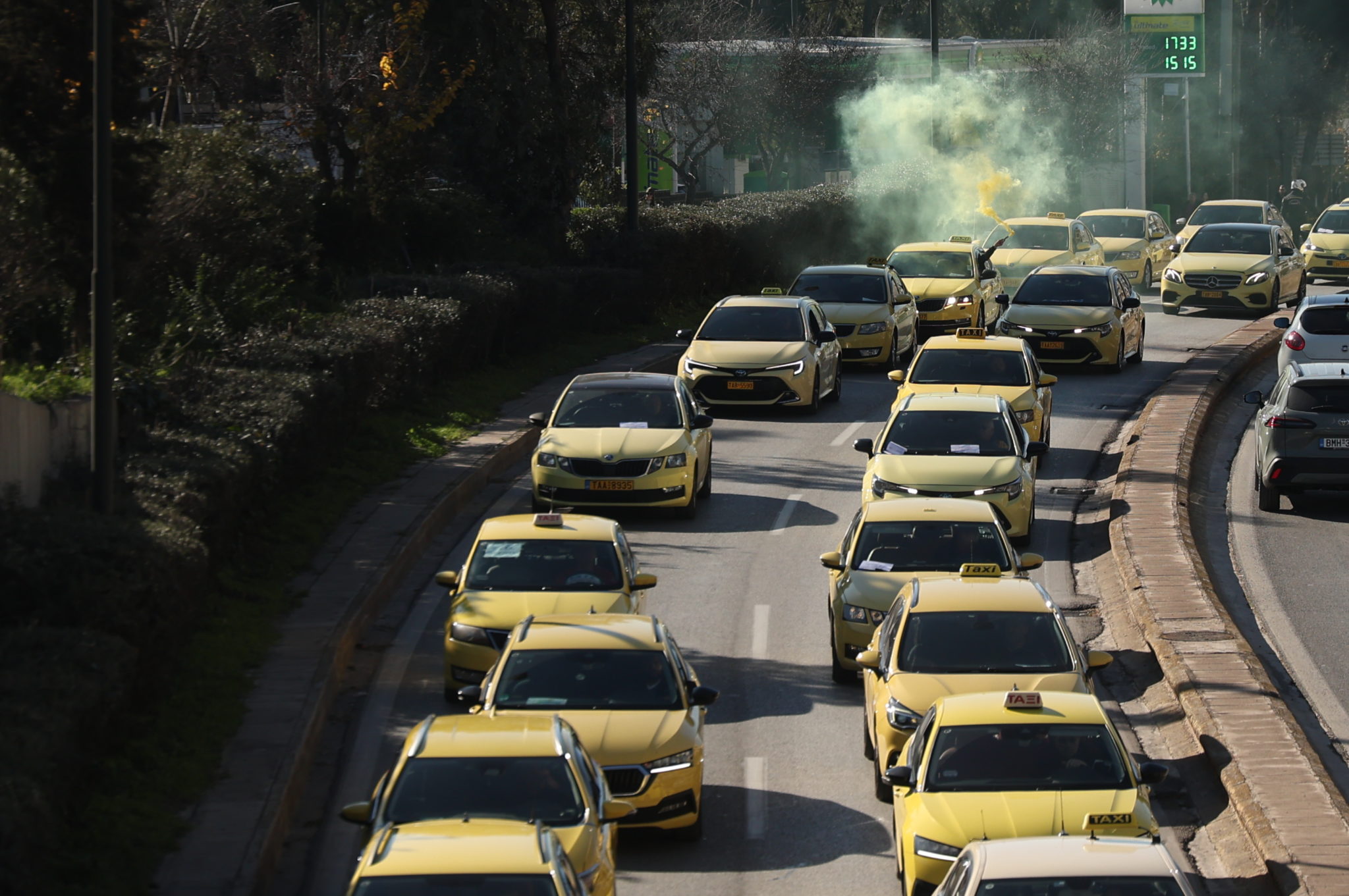 Ταξί, Απεργία