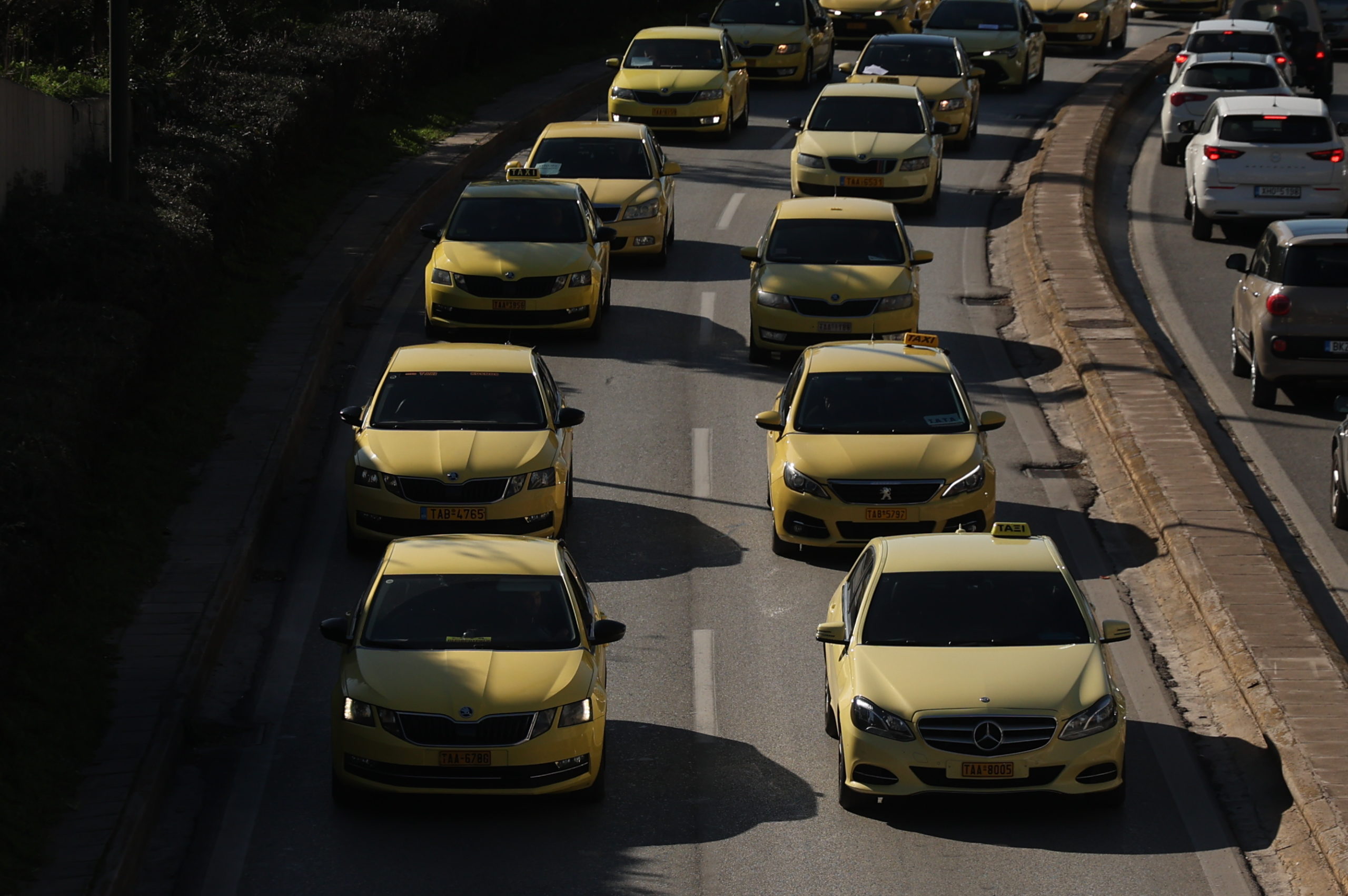 Ταξί, Απεργία