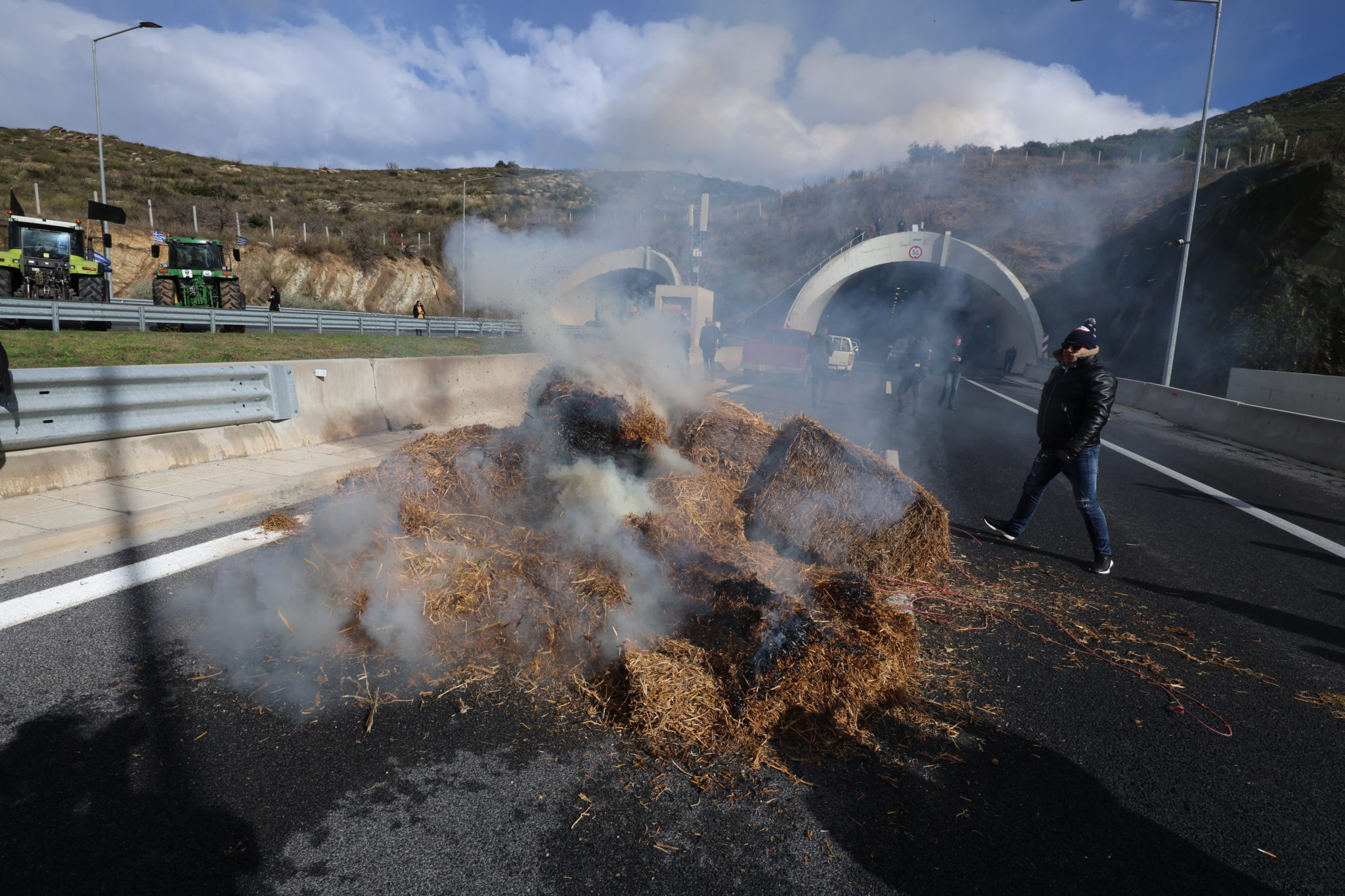 Τέμπη αγρότες